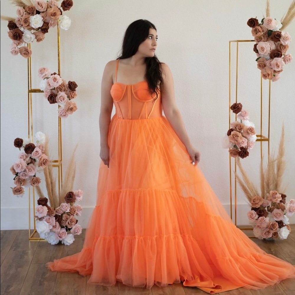 Lace Up Custom Gown